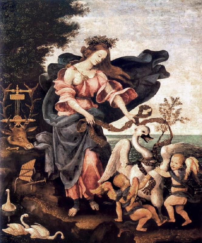 LIPPI, Filippino Allegory of Music or Erato sg China oil painting art